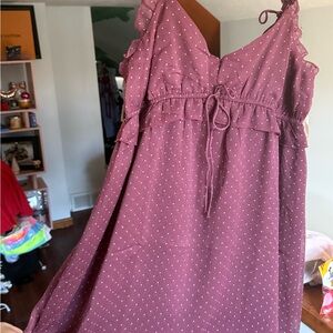 American Eagle Outfitters Mauve Mini Dress